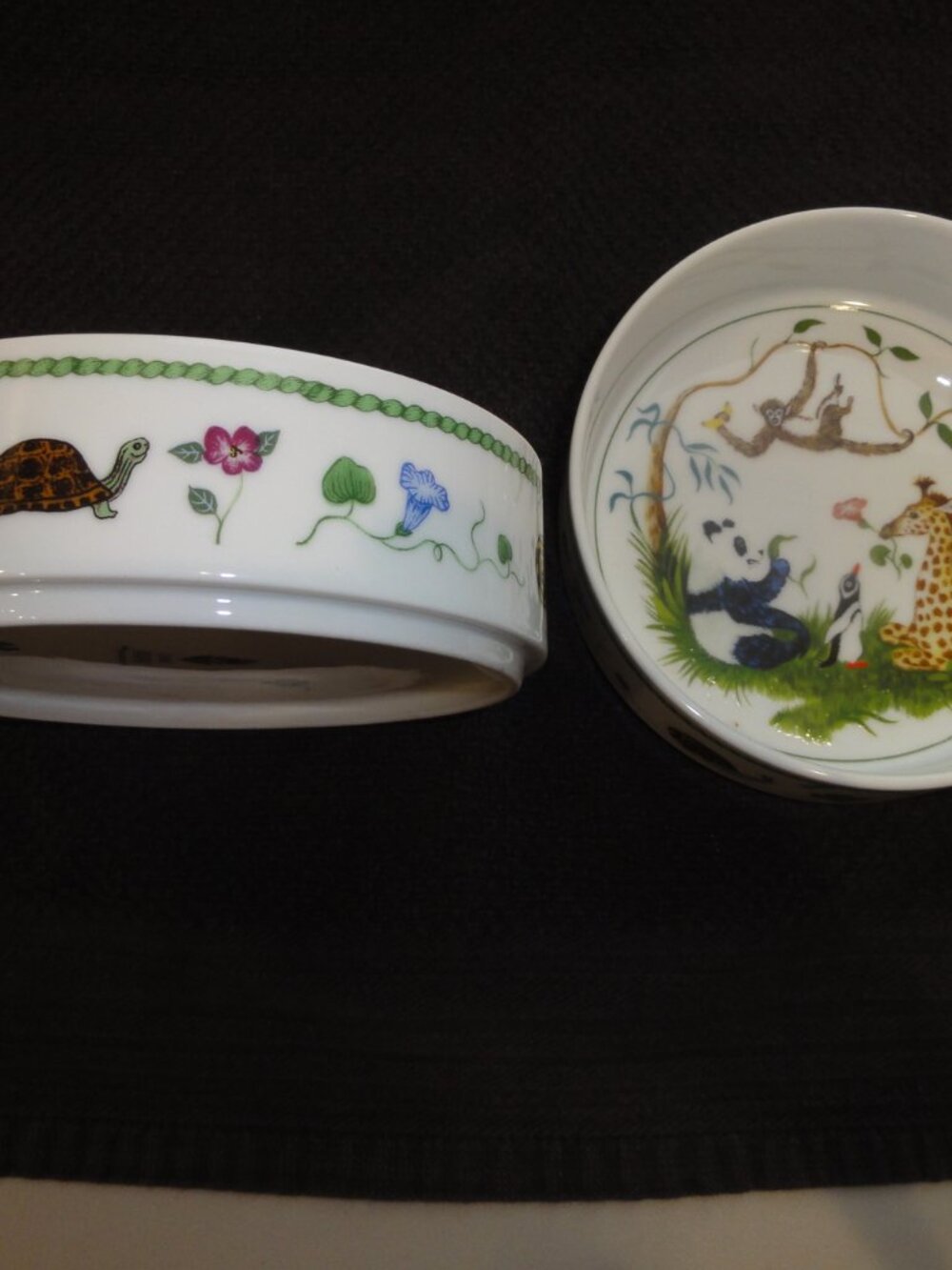 Lynn Chase "Jungle Party" 6" Bowls VERY GOOD CONDITION!